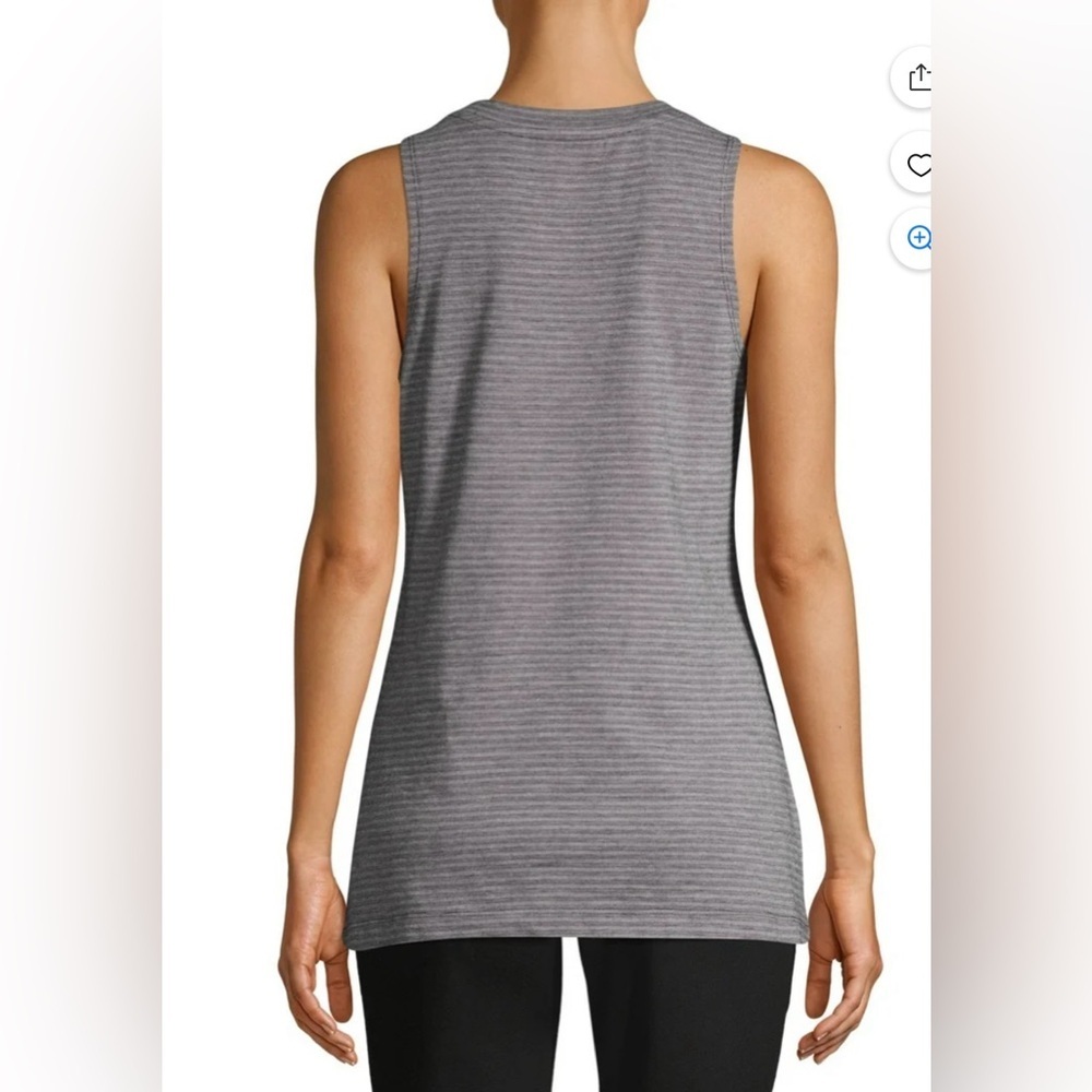 NWOT Athletic Works Gray Striped Tank Top - Picture 7 of 11